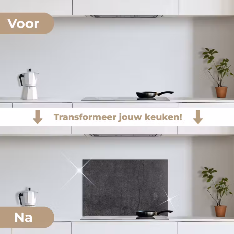 Spatscherm keuken - Getekend door de Tijd — 3