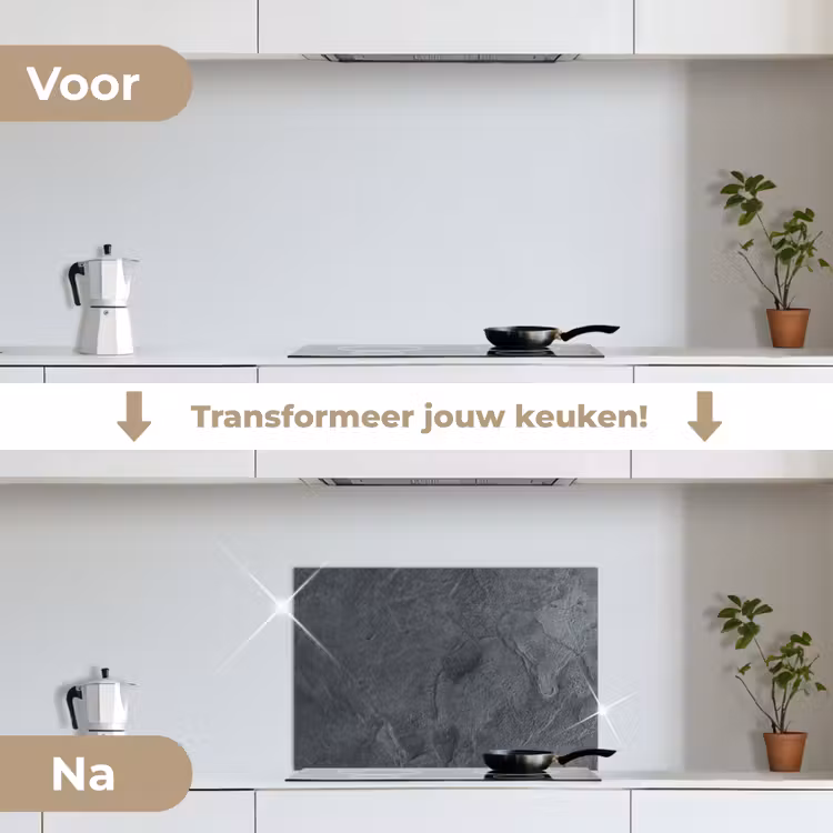 Spatscherm keuken - Oeroude Steenvertellingen — 3