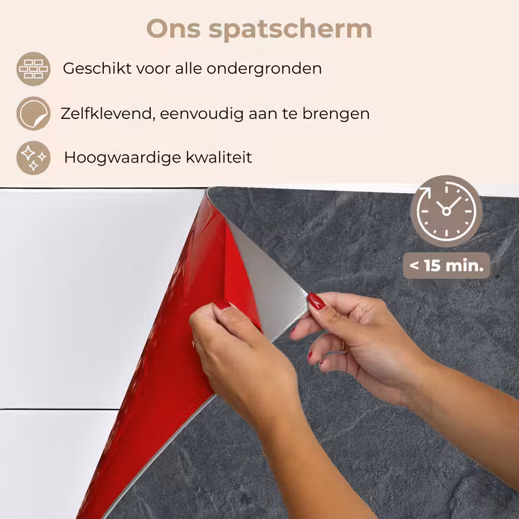 Spatscherm keuken - Oeroude Steenvertellingen — 4
