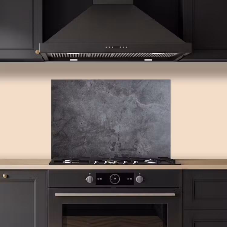 Spatscherm keuken - Schaduwspel op Beton — 2