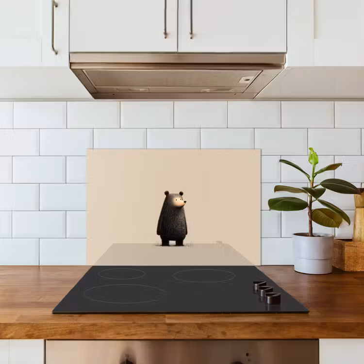 Spatscherm keuken - Beer - Donkerbruin - Minimalistisch — 5