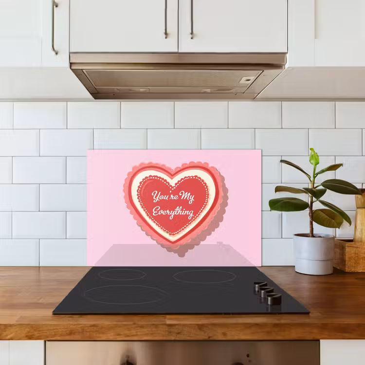 Spatscherm keuken - Liefde - Hart - Valentijn — 6