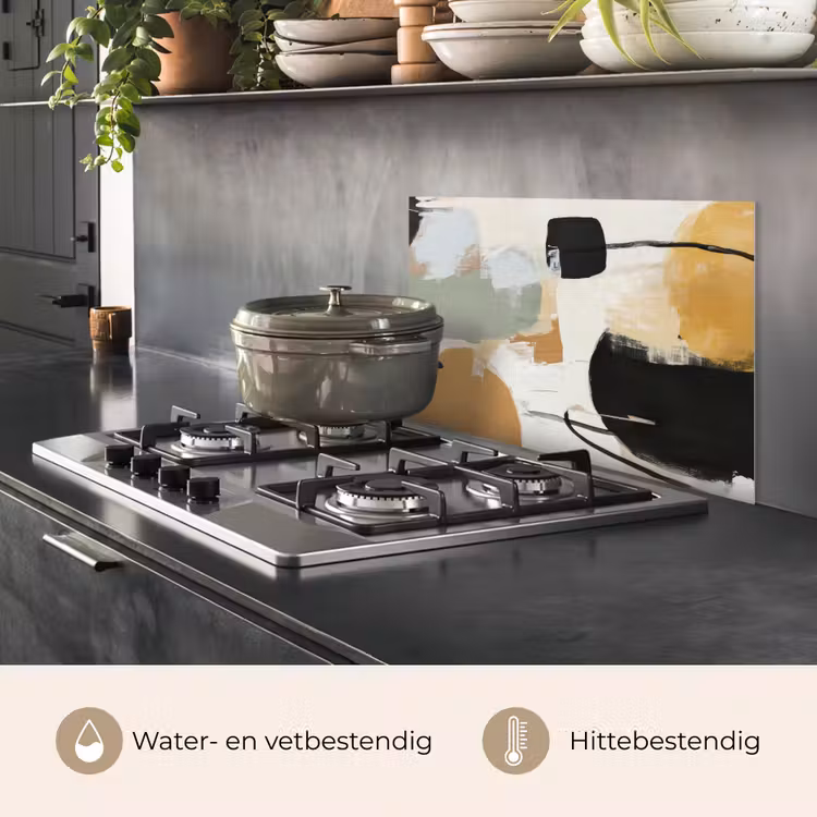 Spatscherm keuken - Paint - Abstract - Kleuren — 7