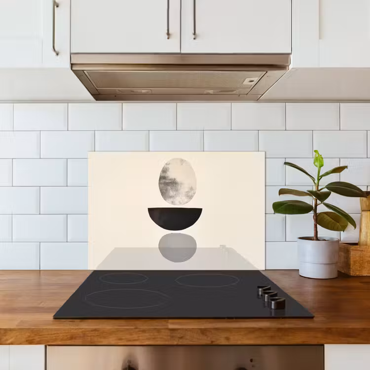 Spatscherm keuken - Beige - Japandi - Wabi sabi — 6