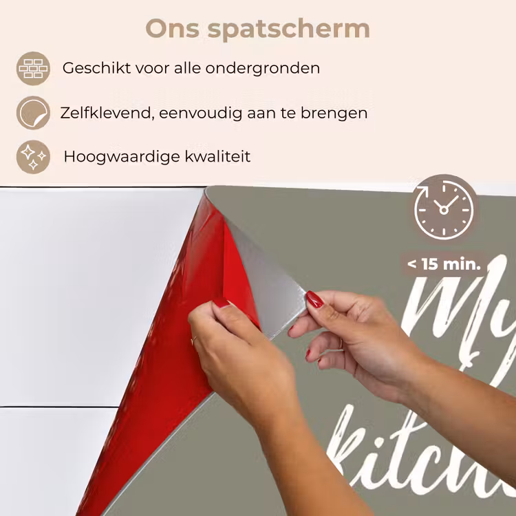 Spatscherm keuken - My kitchen, my rules - Spreuken - Quotes — 4