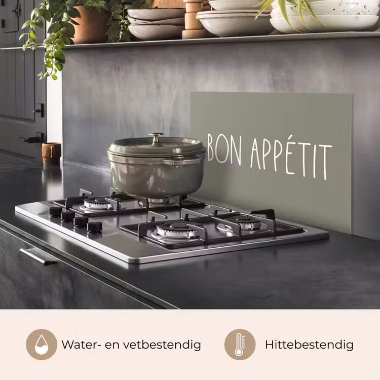 Spatscherm keuken - Spreuken - Bon appétit - Quotes - Eet smakelijk - Eten — 7