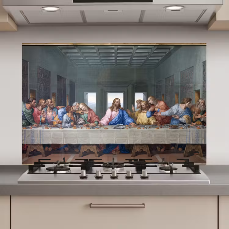 Spatscherm keuken - Het laatste avondmaal - Leonardo da Vinci — 1