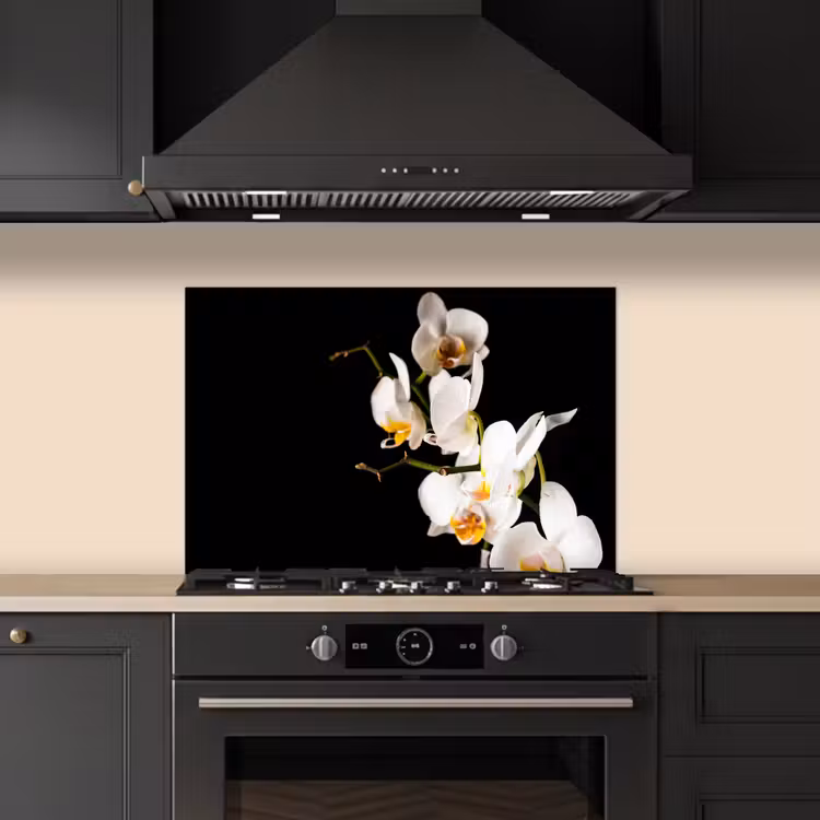 Spatscherm keuken - Orchidee - Bloemen - Planten - Botanisch — 2