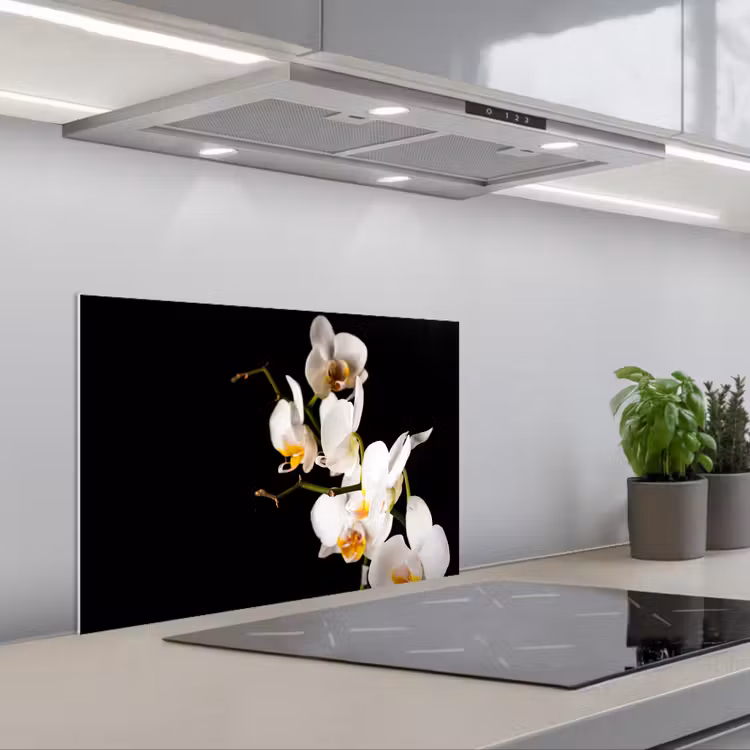 Spatscherm keuken - Orchidee - Bloemen - Planten - Botanisch — 5