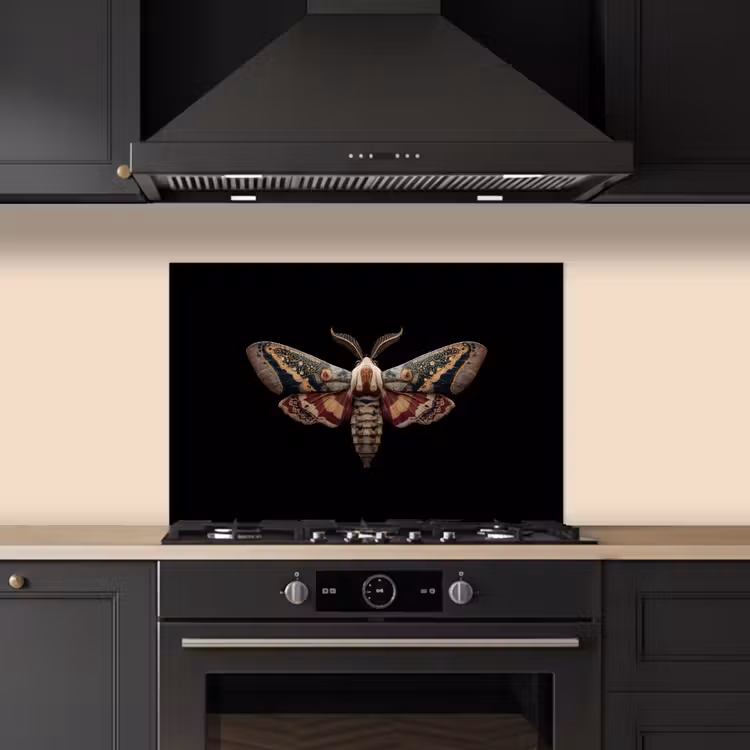 Spatscherm keuken - Mot - Oosterse patronen - Sierlijk — 2