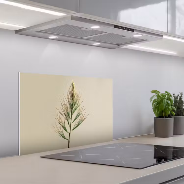 Spatscherm keuken - Dennentak - Naaldvormige bladeren - Lichtgroen — 5