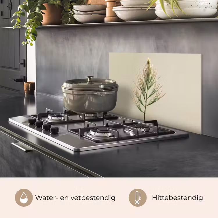 Spatscherm keuken - Dennentak - Naaldvormige bladeren - Lichtgroen — 7
