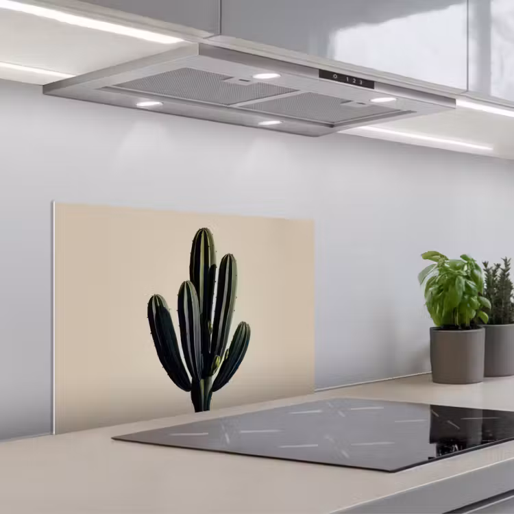 Spatscherm keuken - Cactus - Subtiel - Groen — 5