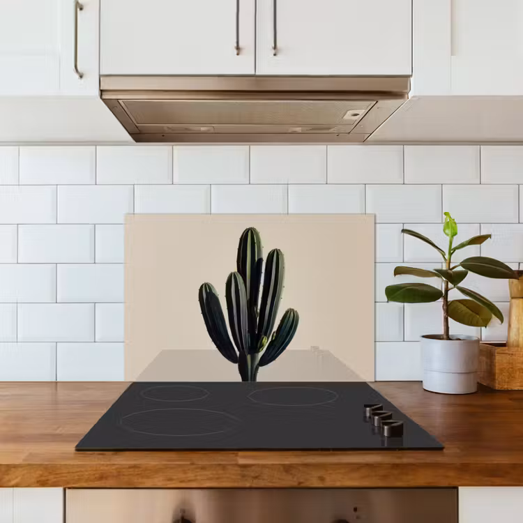 Spatscherm keuken - Cactus - Subtiel - Groen — 6