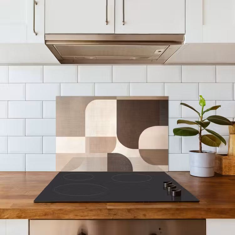 Spatscherm keuken - Geometrisch - Geweven structuur - Modern — 6