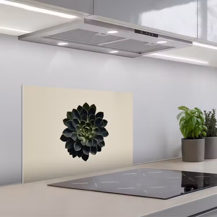Spatscherm keuken - Rozet - Cirkelvormig - Donkergroen — 5