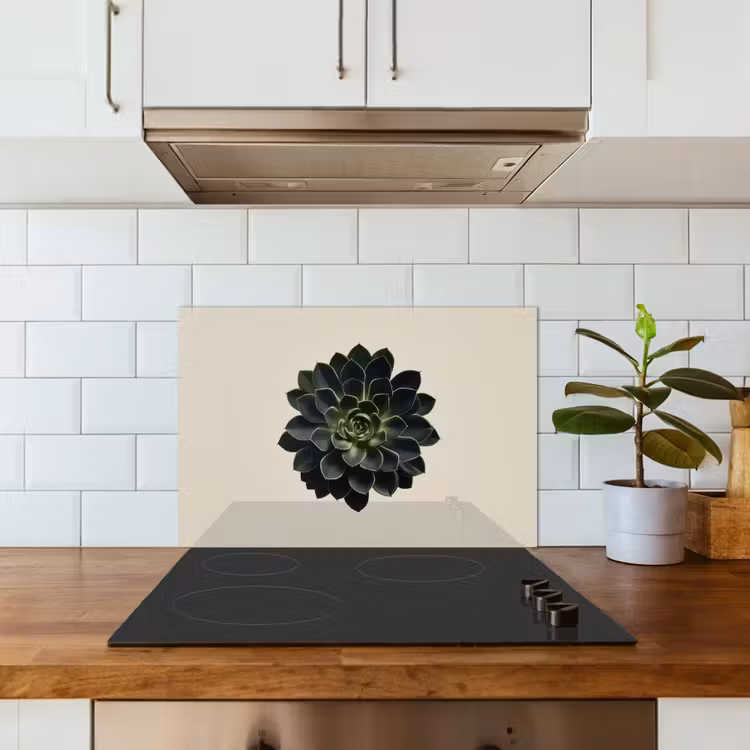 Spatscherm keuken - Rozet - Cirkelvormig - Donkergroen — 6