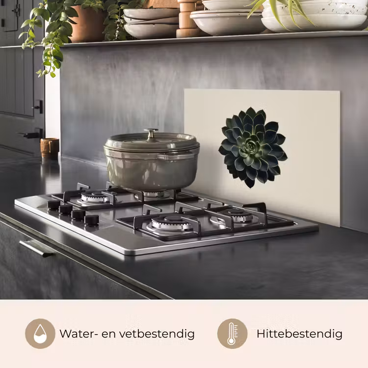 Spatscherm keuken - Rozet - Cirkelvormig - Donkergroen — 7