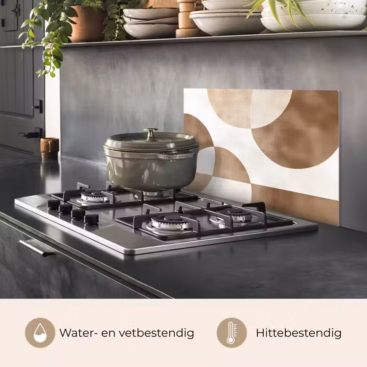 Spatscherm keuken - Snijdende cirkels - Overlappende vlakken — 7