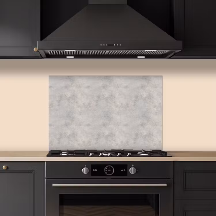 Spatscherm keuken - Grijs - Beton - Industrieel — 2