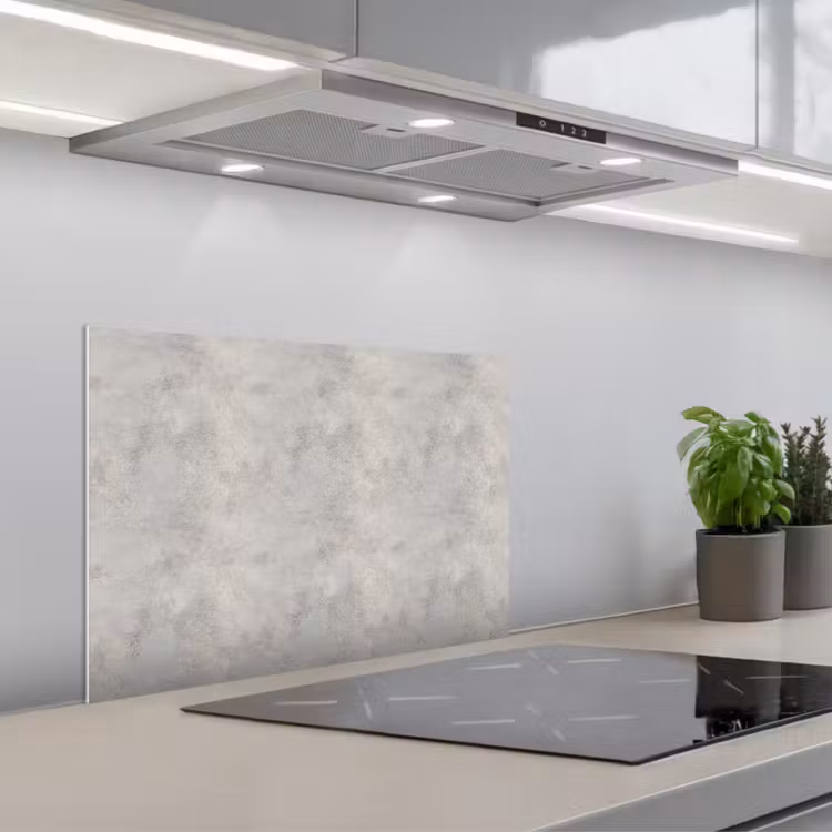 Spatscherm keuken - Grijs - Beton - Industrieel — 5