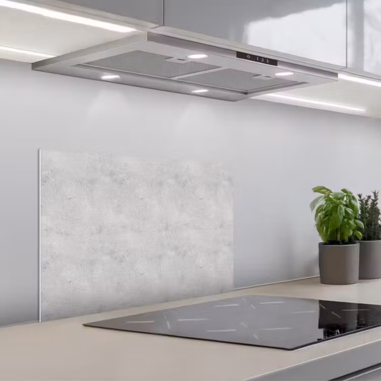 Spatscherm keuken - Grijs - Beton - Neutraal — 5