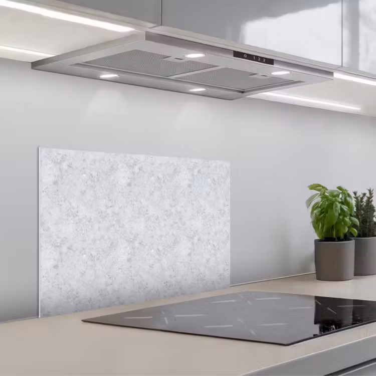 Spatscherm keuken - Grijs - Terrazzo-effect - Beton — 5