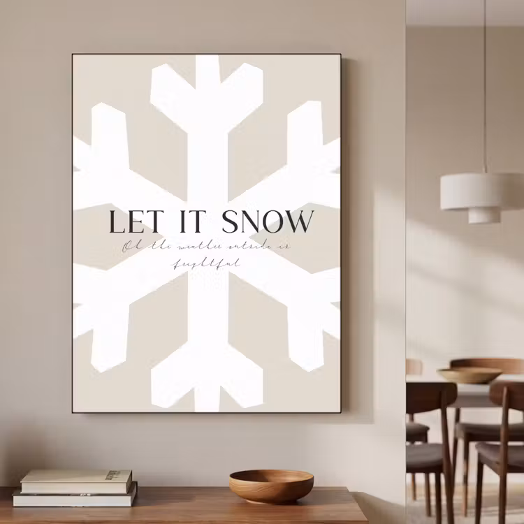 Art Frame - Sneeuw - Japandi - Winter - Decoratie — 5