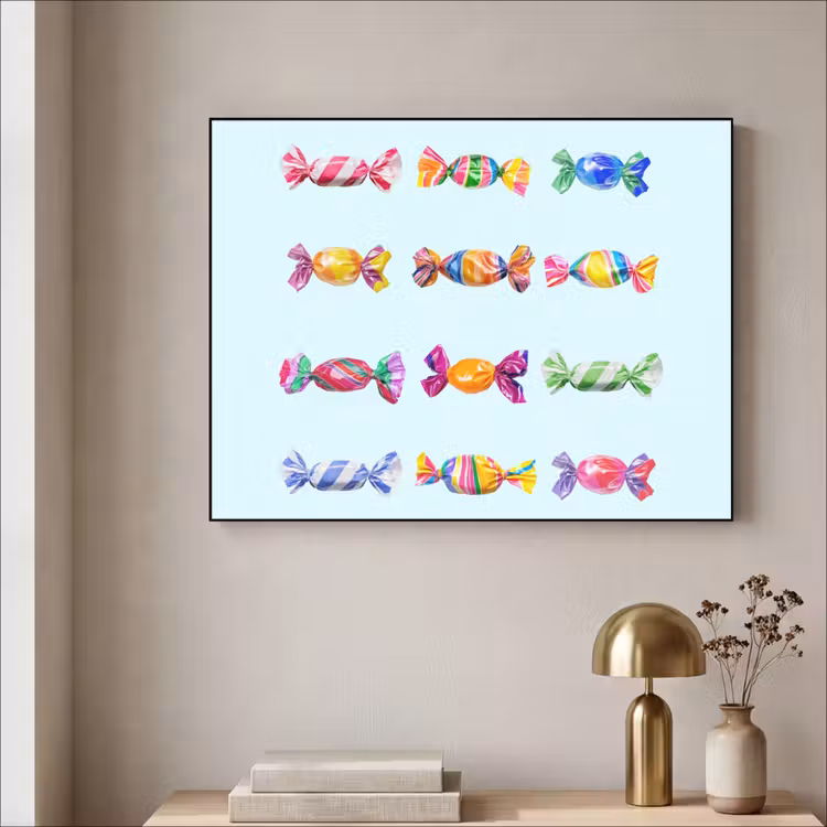 Art Frame - Snoepjes - Realistisch - Kleurrijk — 3