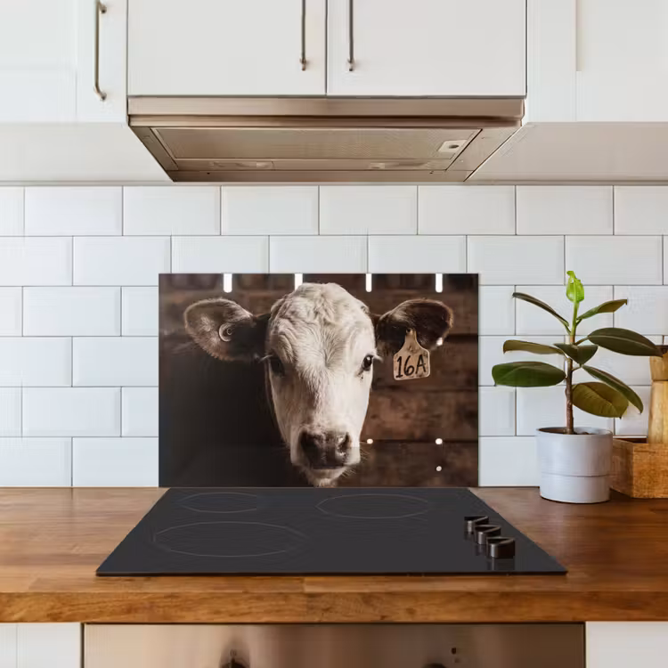 Spatscherm keuken - Kalf - Oormerk - Houten stal — 6