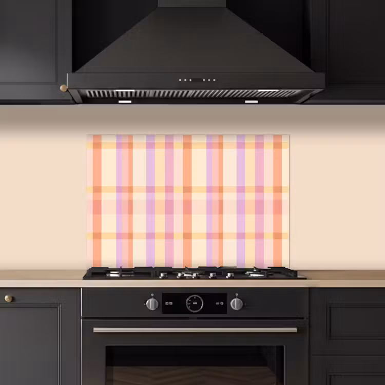 Spatscherm keuken - Pastel - uitpatroon - Geometrisch — 2