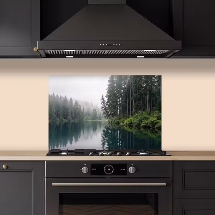 Spatscherm keuken - Bergen - Meer - Bos — 2