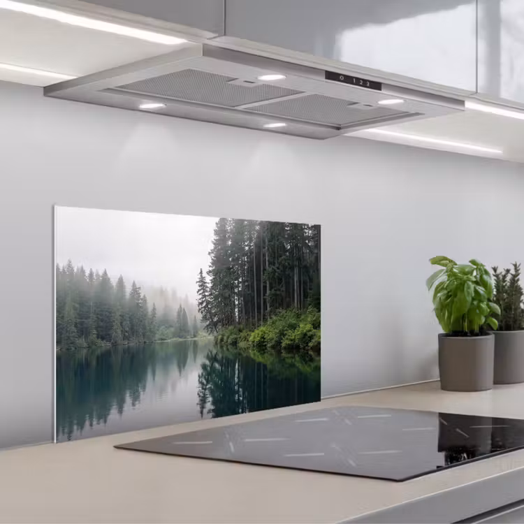 Spatscherm keuken - Bergen - Meer - Bos — 5