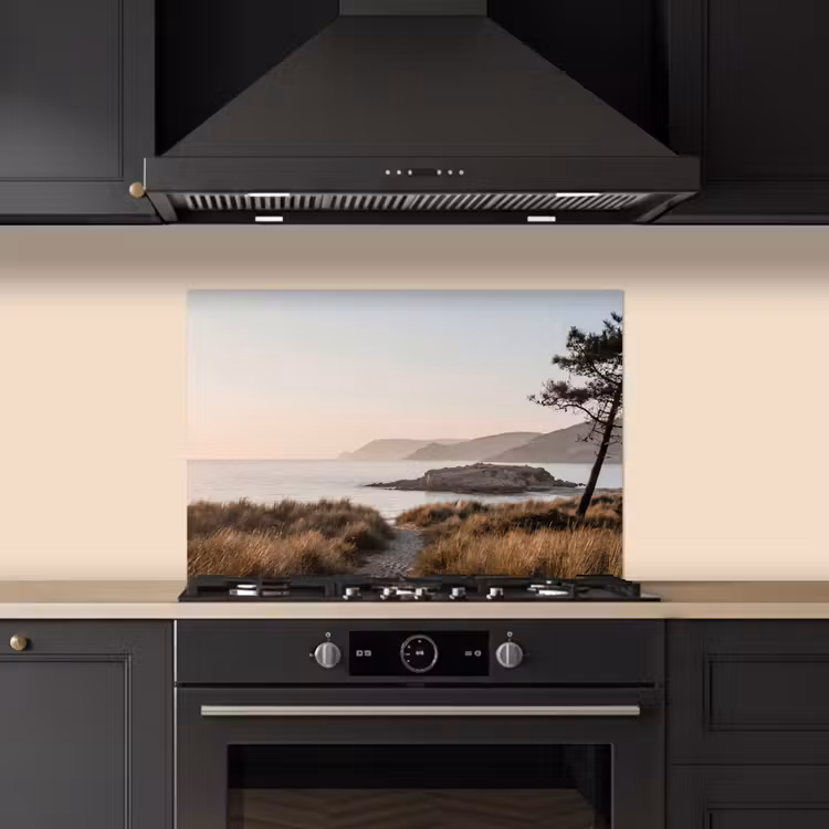 Spatscherm keuken - Landschap - Kust - Duinen — 2