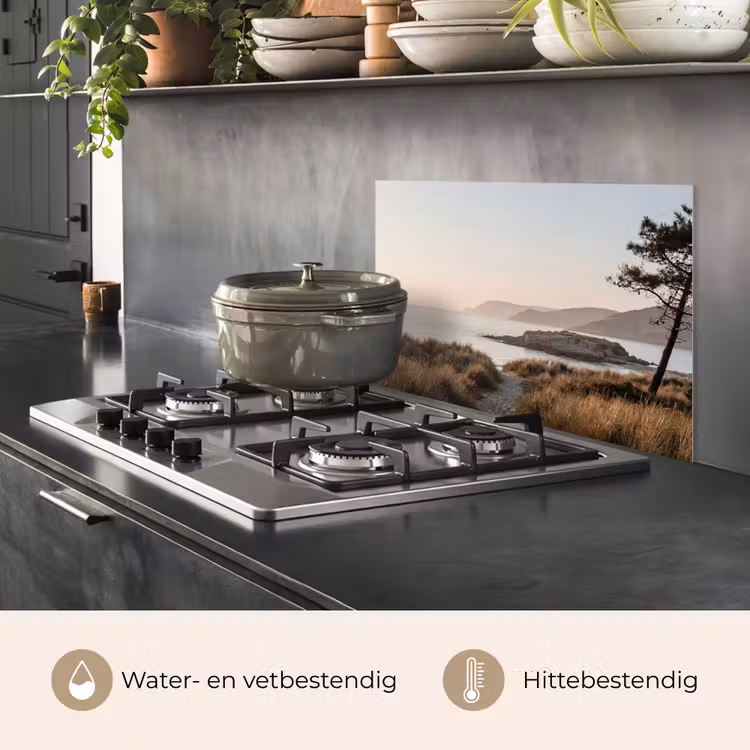 Spatscherm keuken - Landschap - Kust - Duinen — 7