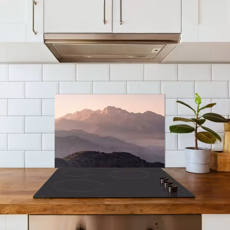 Spatscherm keuken - Panorama - Landschap - Bergen — 6