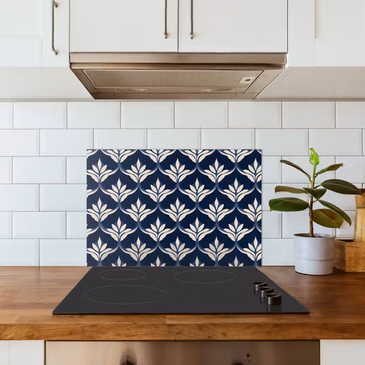 Spatscherm keuken - Modern - Ontwerp - Blauw — 6