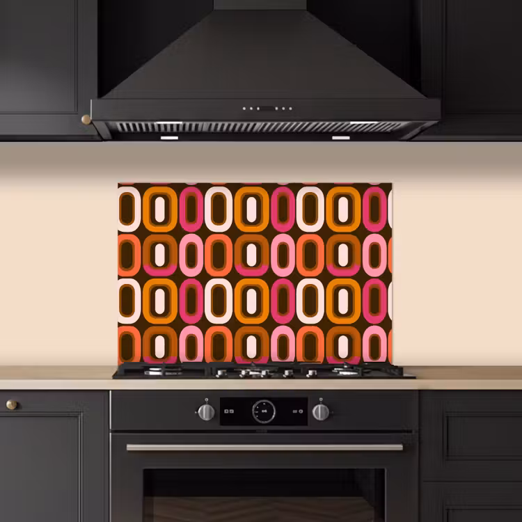 Spatscherm keuken - Modern - Retro - Kleurrijk — 2