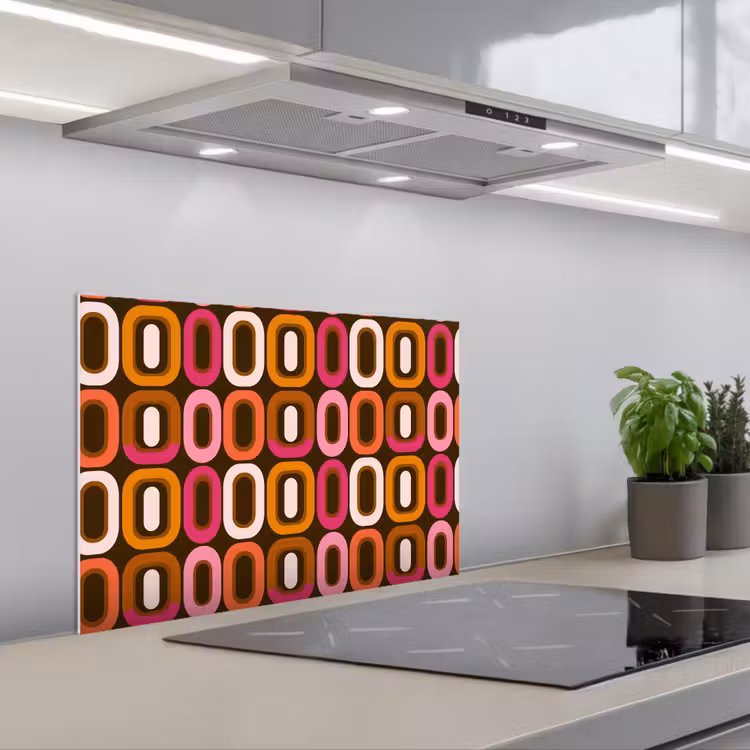 Spatscherm keuken - Modern - Retro - Kleurrijk — 5