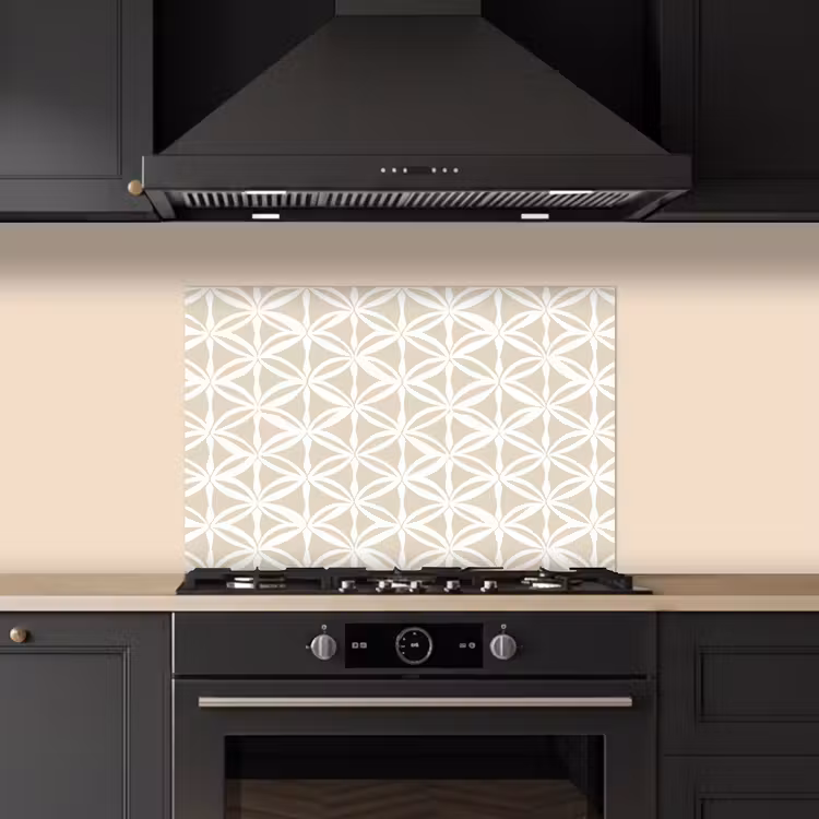Spatscherm keuken - Motief - Modern - Beige — 2