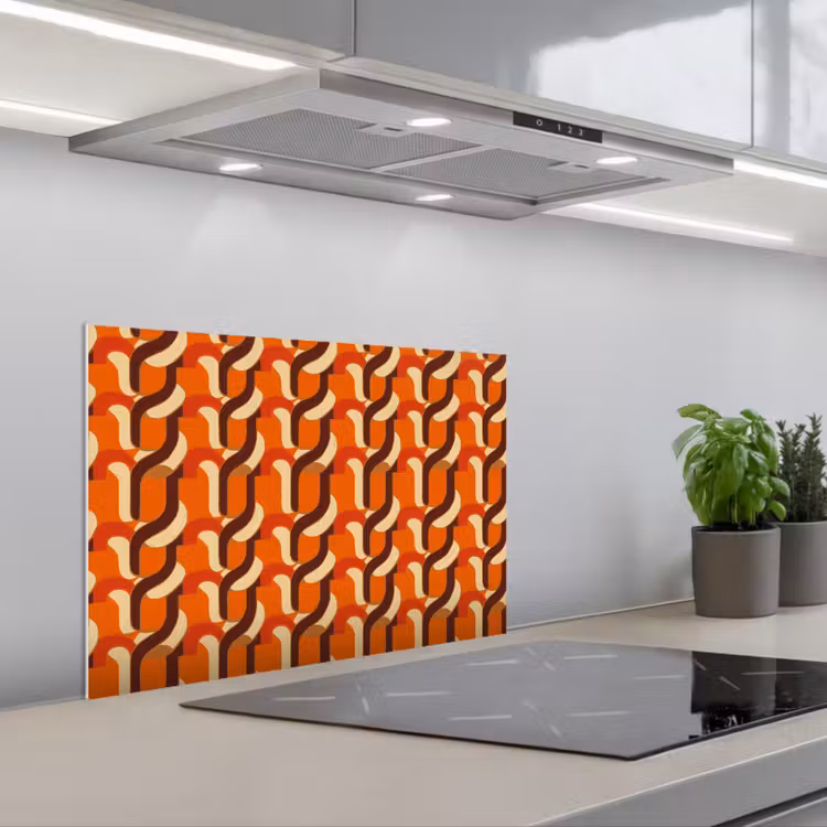 Spatscherm keuken - Retro - Modern - Kleurrijk — 5