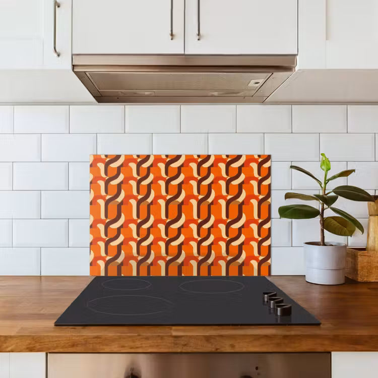 Spatscherm keuken - Retro - Modern - Kleurrijk — 6