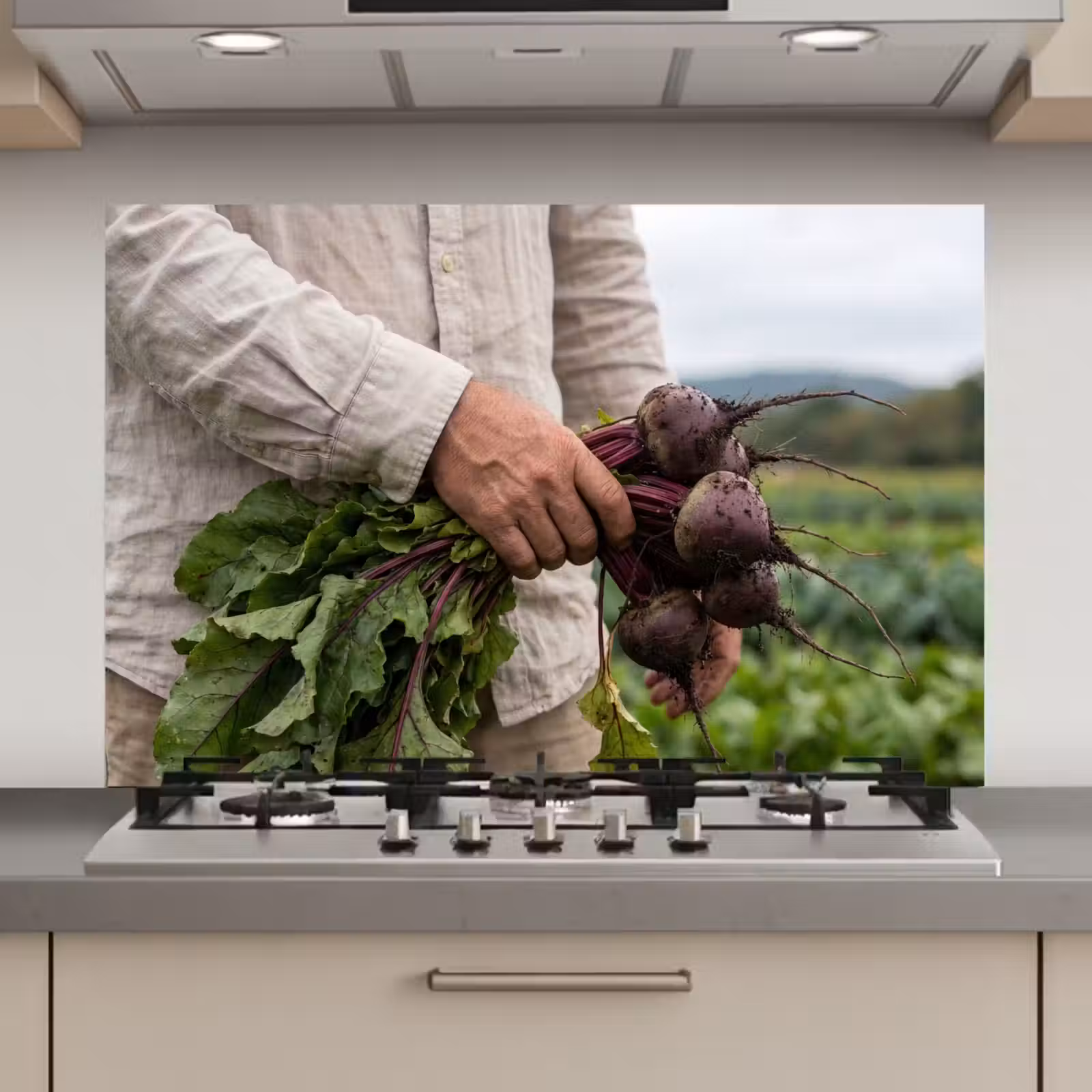 Spatscherm keuken - Bieten - Vers - Moestuin — 1