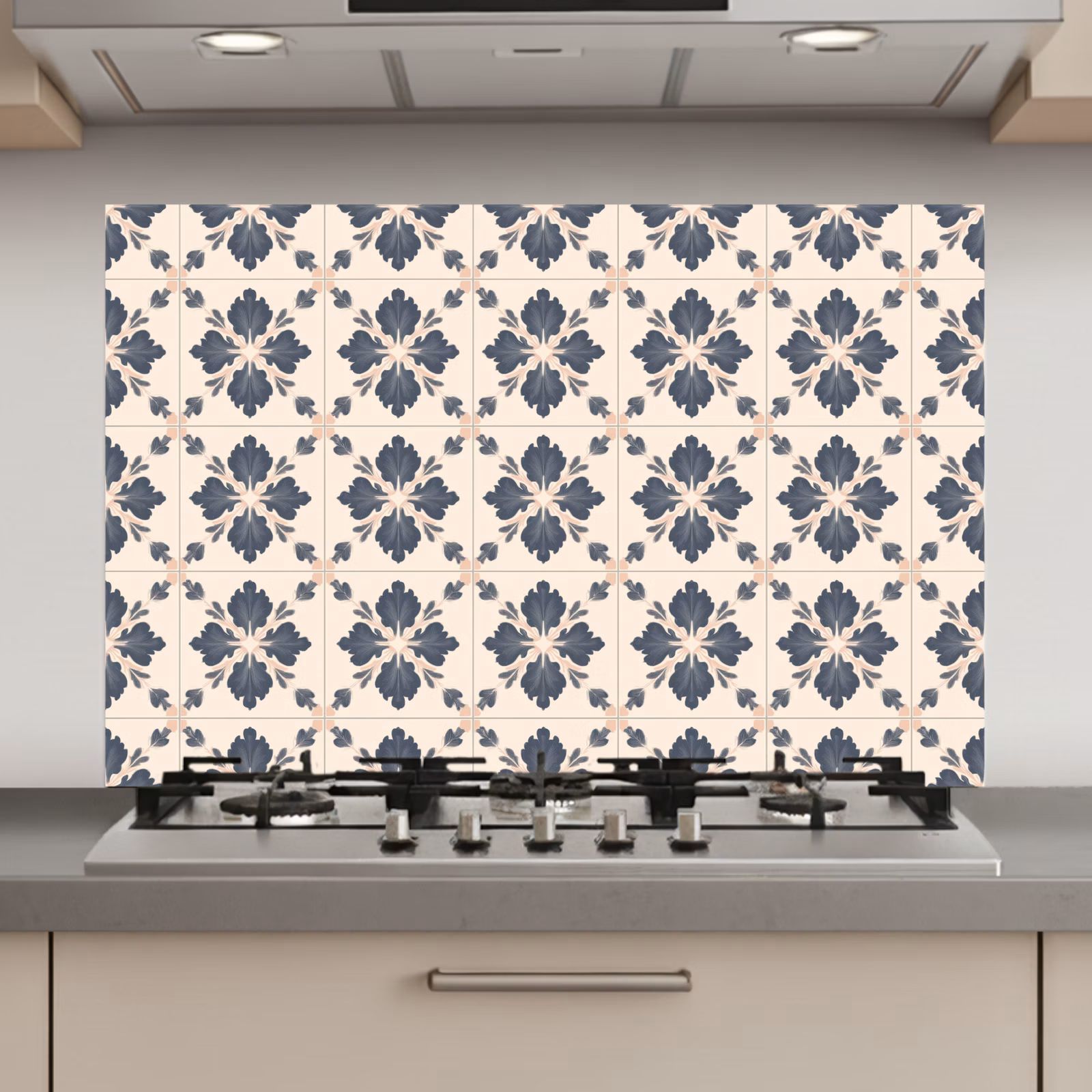 Spatscherm keuken - Bladvorm - Klassiek - Kleurrijk — 1
