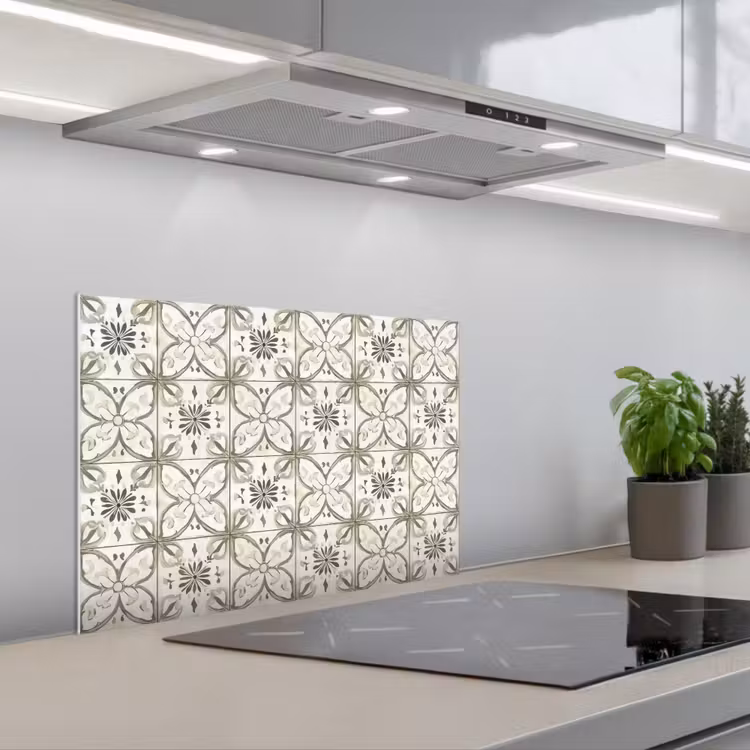 Spatscherm keuken - Antiek - Tegel - Beige — 5