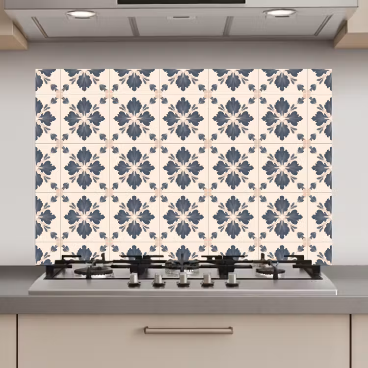 Spatscherm keuken - Bladvorm - Klassiek - Kleurrijk — 1