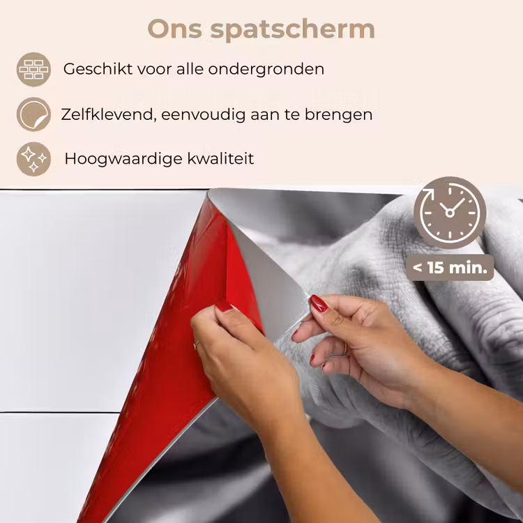 Spatscherm keuken - Chef - Garnering - Gerecht — 4