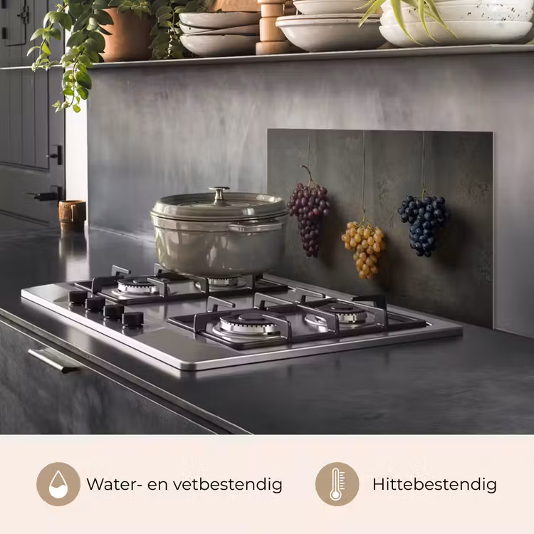 Spatscherm keuken - Druiven - Kleurrijk - Muur — 7
