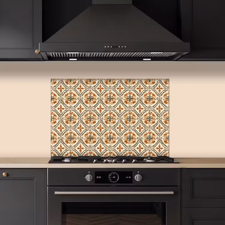 Spatscherm keuken - Elegant - Antiek - Kleurrijk — 2