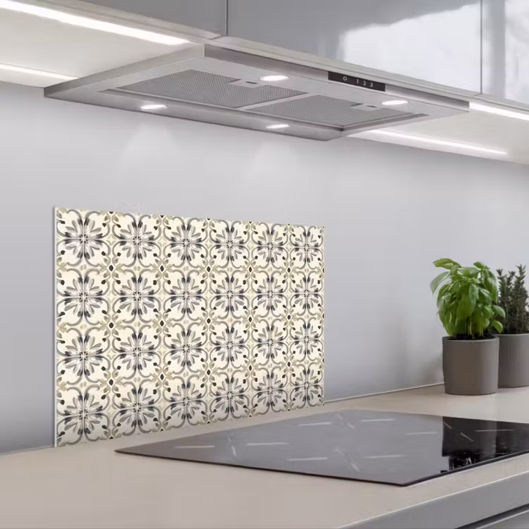Spatscherm keuken - Floraal - Patroon - Kleurrijk — 5